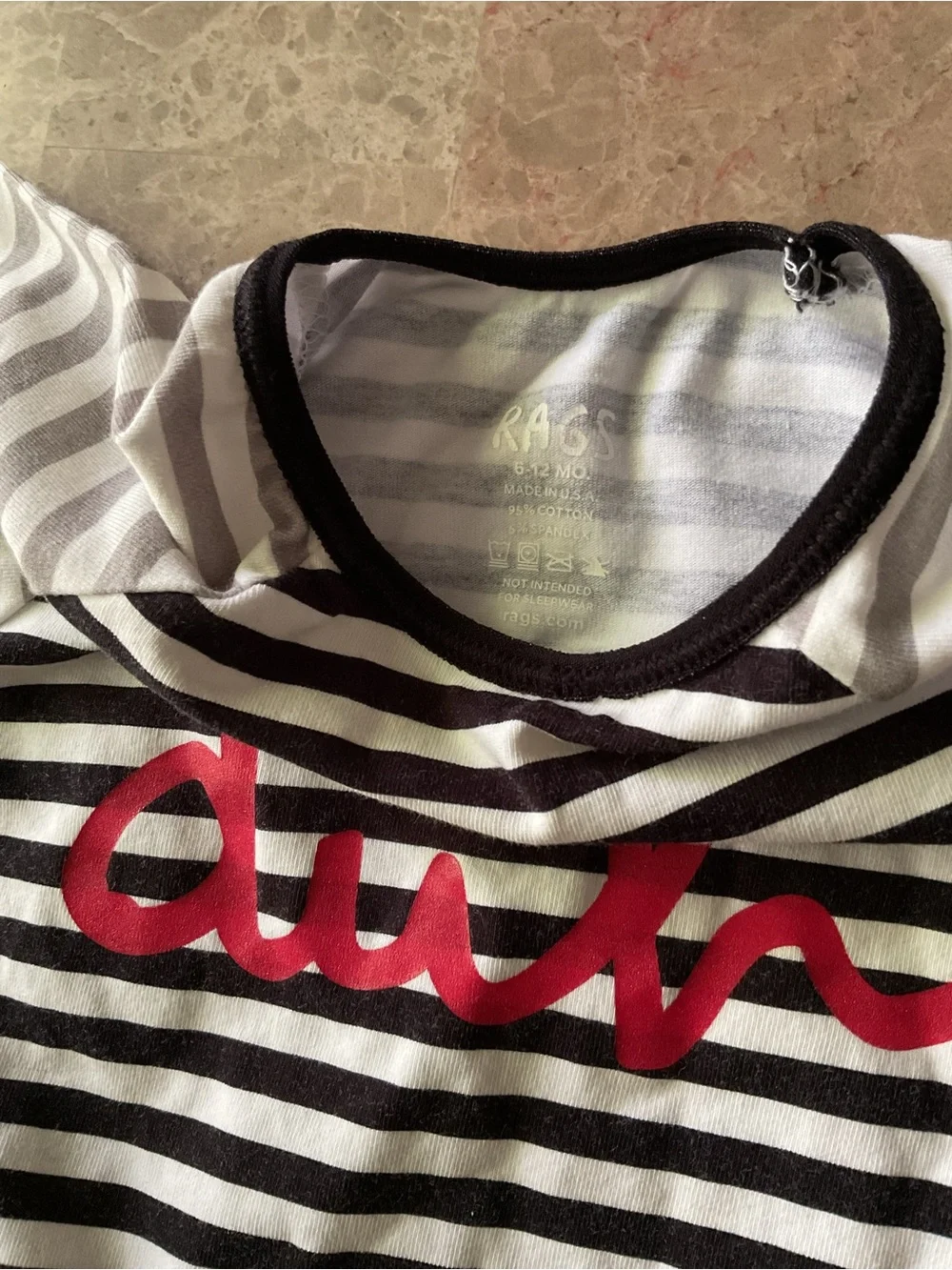 Rags to Raches romper! Black/white stripe DUH!